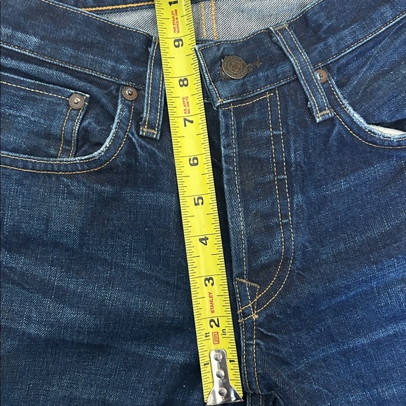 Imogene + Willie Barton Slim Deep Indigo Jeans Japanese Selvedge Denim Size 27 - Picture 11 of 13
